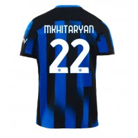 Inter Milan Henrikh Mkhitaryan #22 Domáci futbalový dres 2023-24 Krátky Rukáv
